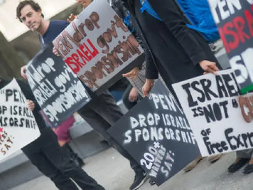 PEN protest NYC