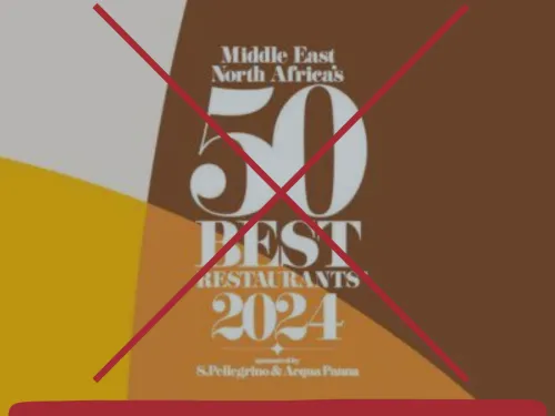 BoycottMENA50BestRestaurantsfestival