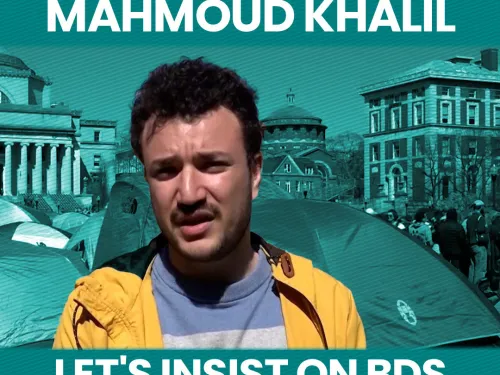 Freedom for Mahmoud Khalil