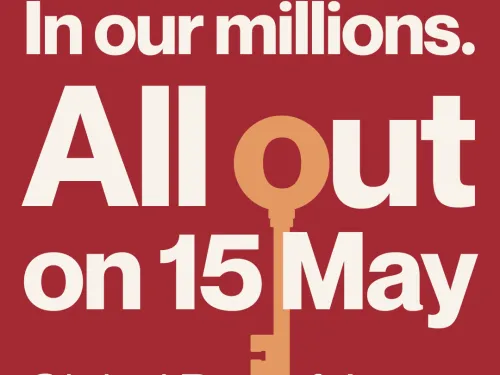 All out on May 15, Global Day of Action