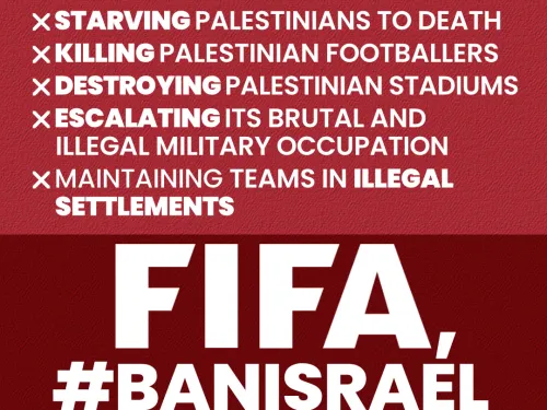 FIFA Ban Israel Now!