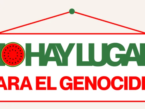 no hay lugar para el genocidio