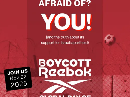 Join the Boycott Reebok Global Day of Action – Nov 22