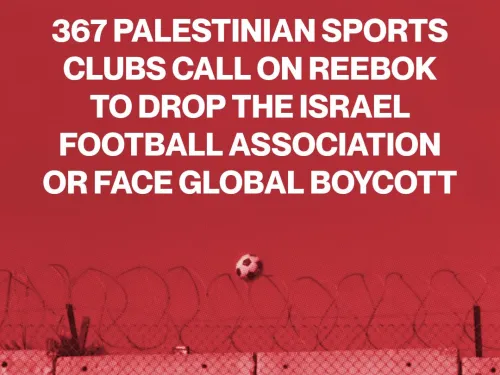 367 Palestinian sports clubs call to boycott Reebok