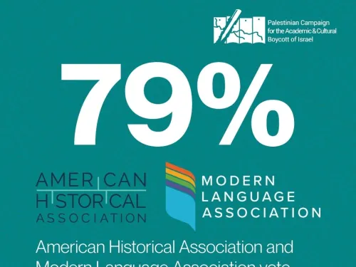 American Historical Association and Modern Language Association Memberships Stand for Palestinian Rights
