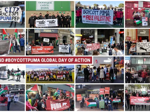 Second Boycott Puma Global Day of Action