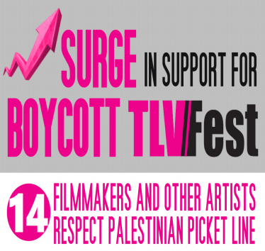 Surge in support for boycott of TLVFest