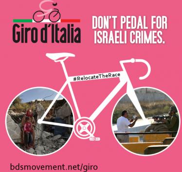 #RelocateTheRace: Move Giro d'Italia from Israel