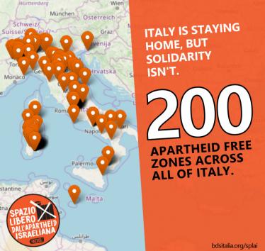 200 Apartheid Free Zones in Italy