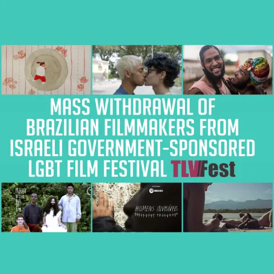 Mass Withdrawal of Brazilian Filmmakers From Israeli Government-Sponsored LGBT Film Festival