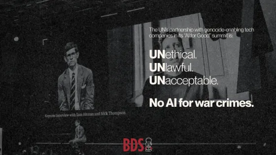 No AI for war crimes 