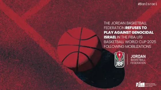 Jordan Basketball Federation Refuses to Play Against Genocidal Israel in FIBA U19 Tournament