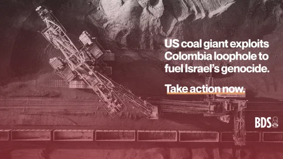 US coal giant exploits Colombia loophole to fuel Israel’s genocide