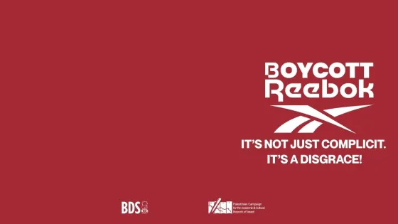 Reebok Bows to Israel’s Bullying, “Proudly” Continues Complicity in Israel’s Crimes Against Palestinians