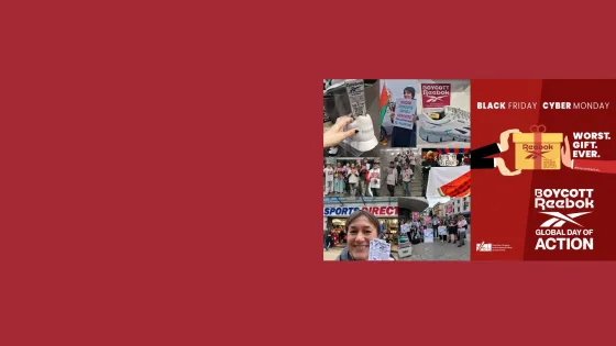 20+ cities worldwide join Boycott Reebok Global Day of Action