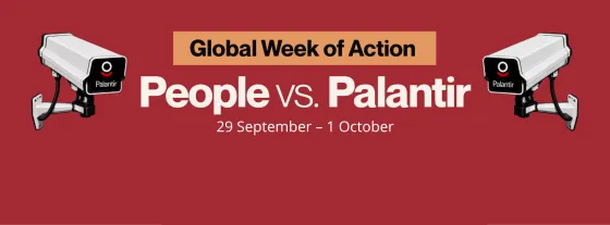 People vs Palantir Global Week of Action