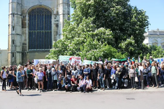 38 Cambridge University student groups demand University end its complicity in war crimes by terminating links with BAE Systems and Caterpillar Inc.
