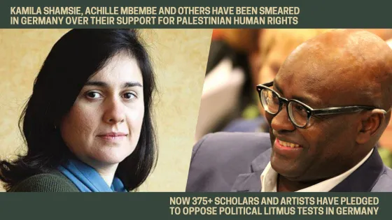 More Than 375 Scholars and Artists Pledge to Oppose Political Litmus Tests in Germany