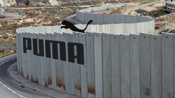 Boycott Puma - Sponsor of illegal Israeli Settlements