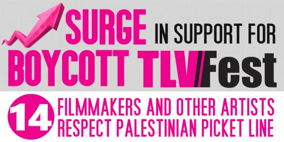 Surge in support for boycott of TLVFest
